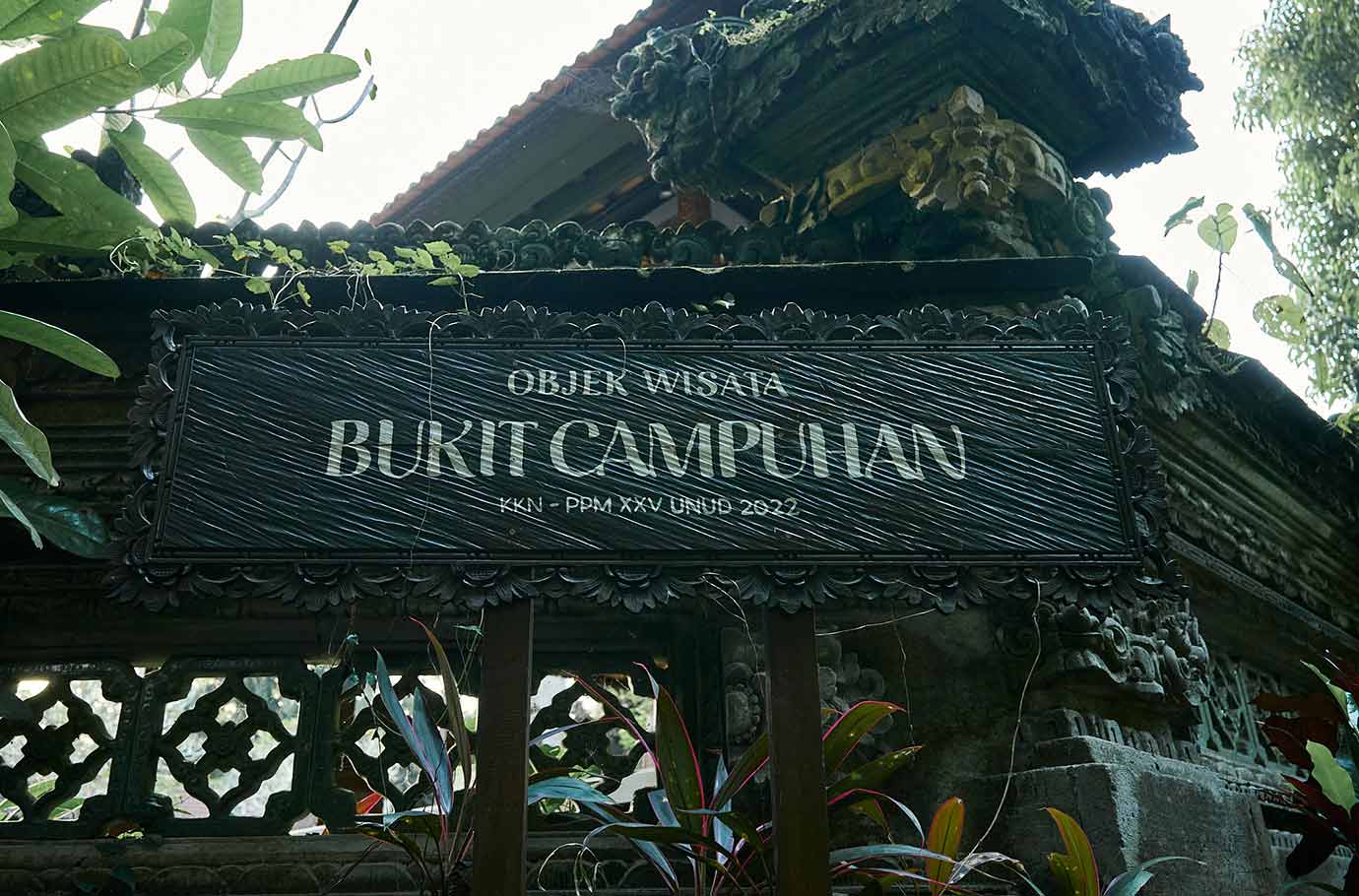 Signboard of Campuhan Ridge Walk Trail