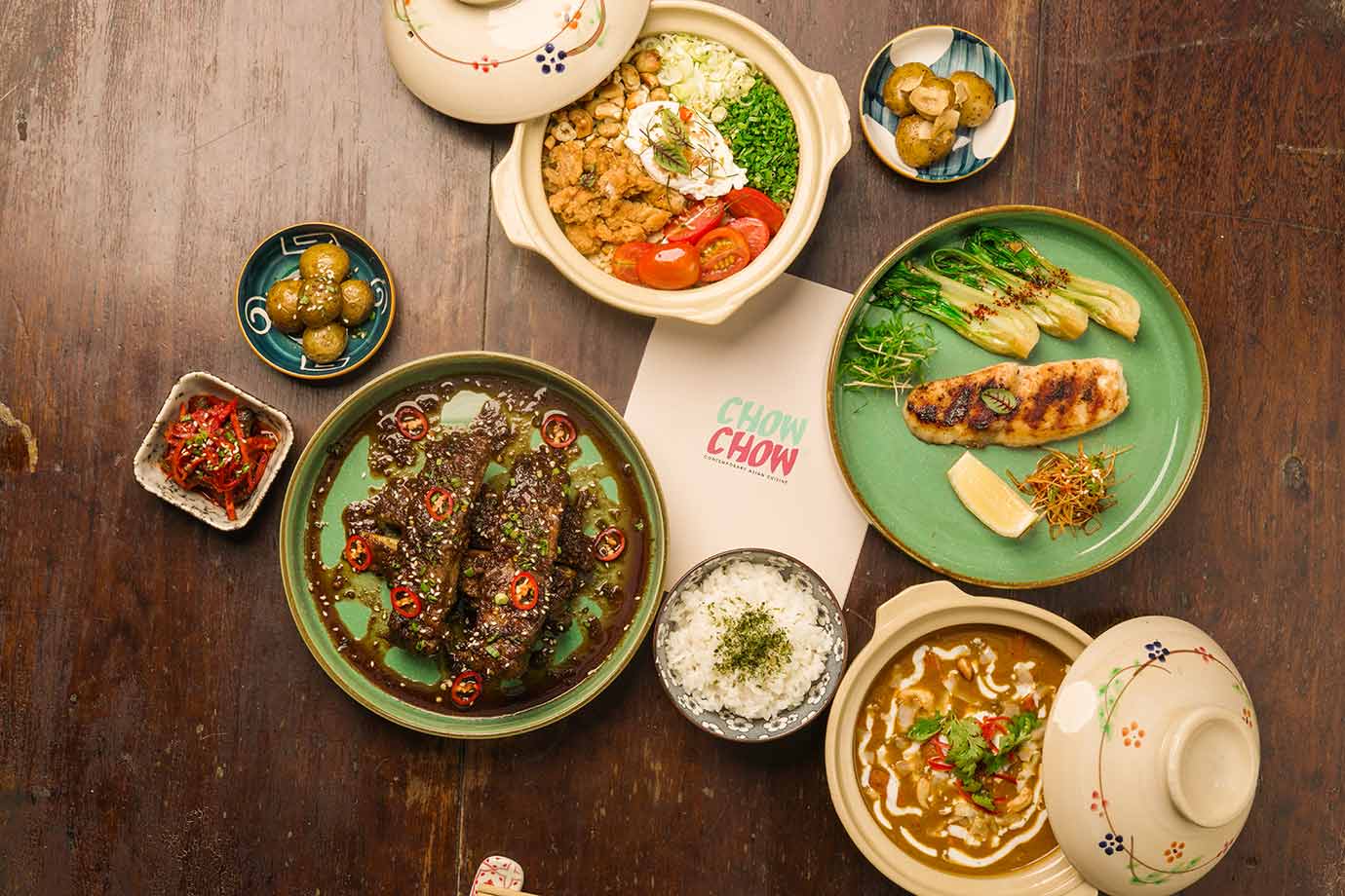 Full dinner in Chow Chow restaurant
