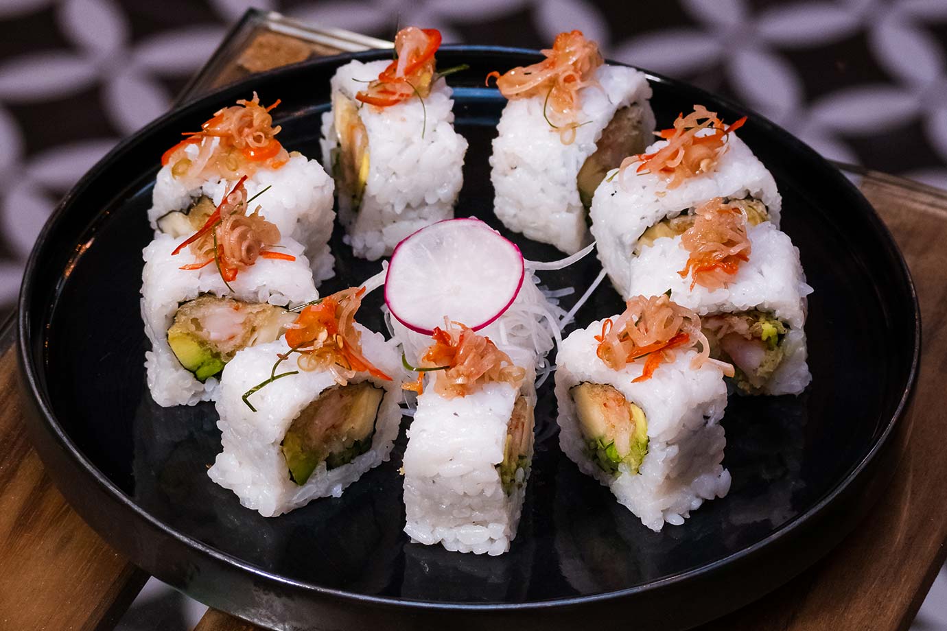 Sushi rolls from Chow Chow restaurant