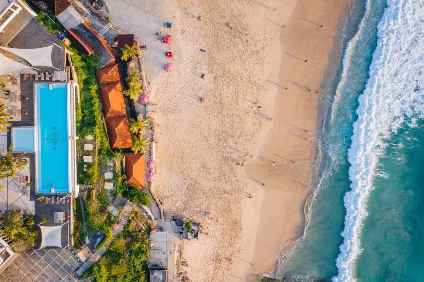 Dreamland Beach - view from the sky
