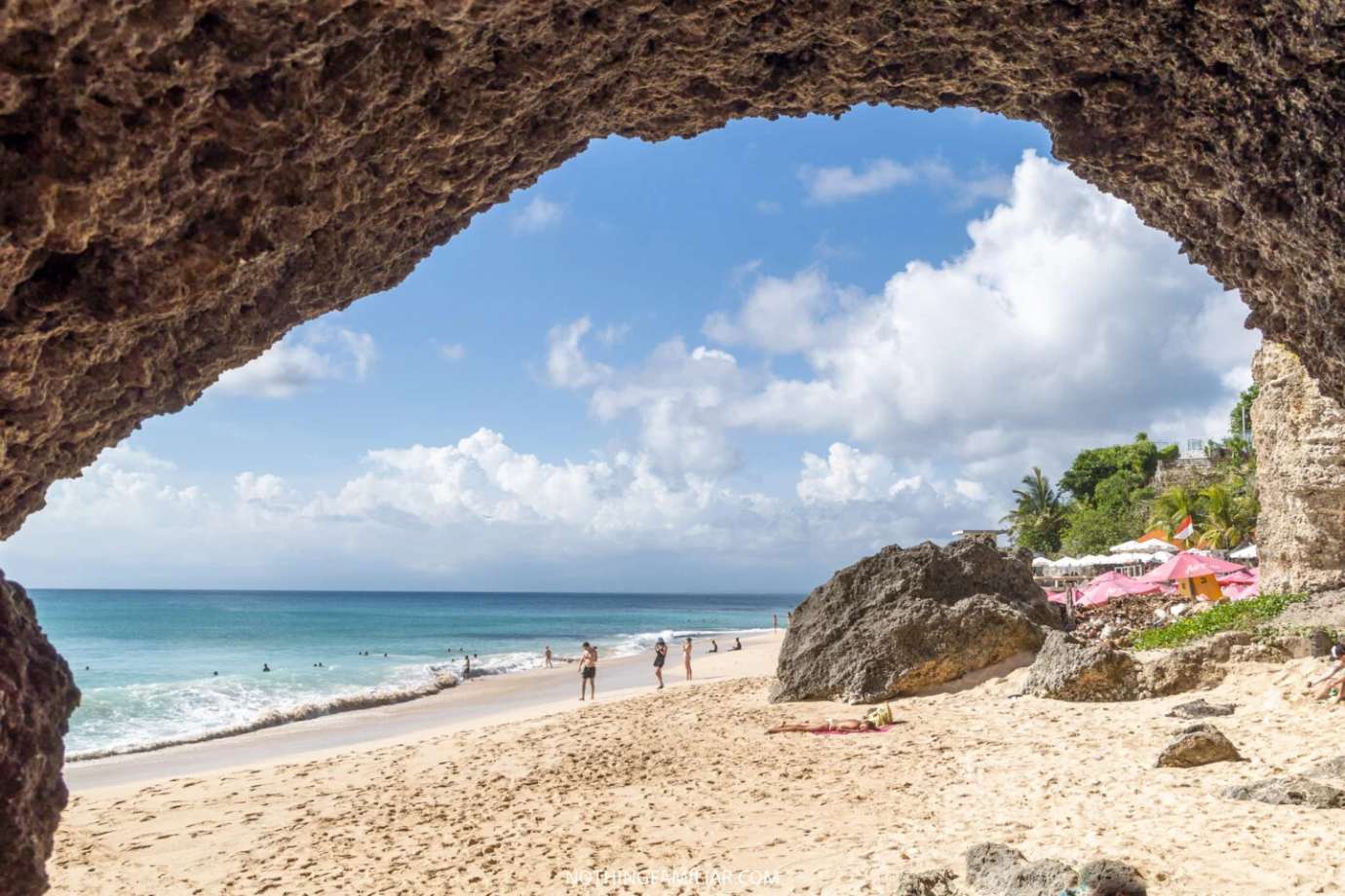 Dreamland Beach - view from the cave