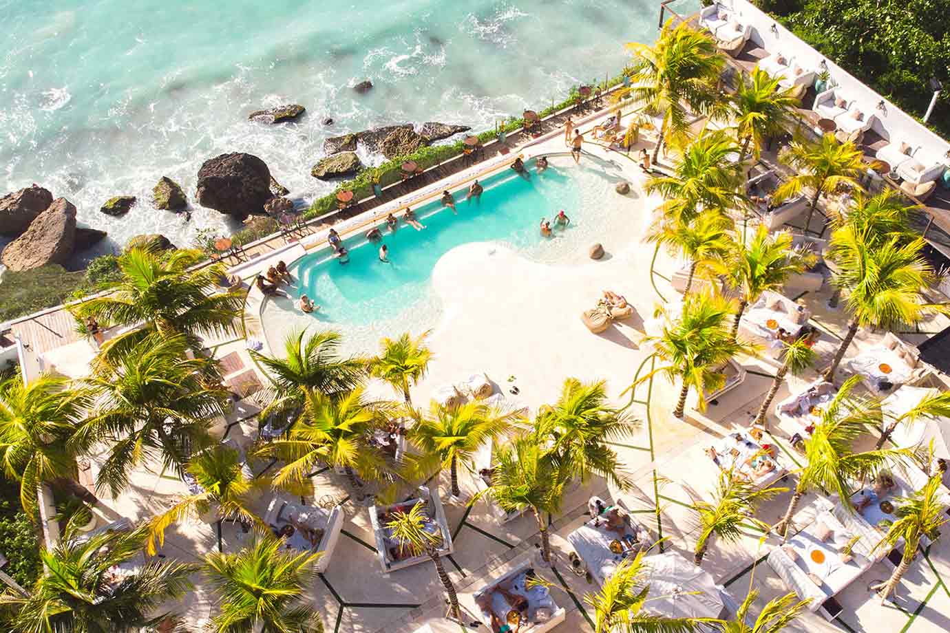 El Kabron beach club near Uluwatu Dreamland Beach
