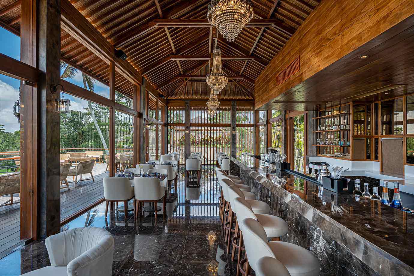 Inteiror of Kokokan restaurant