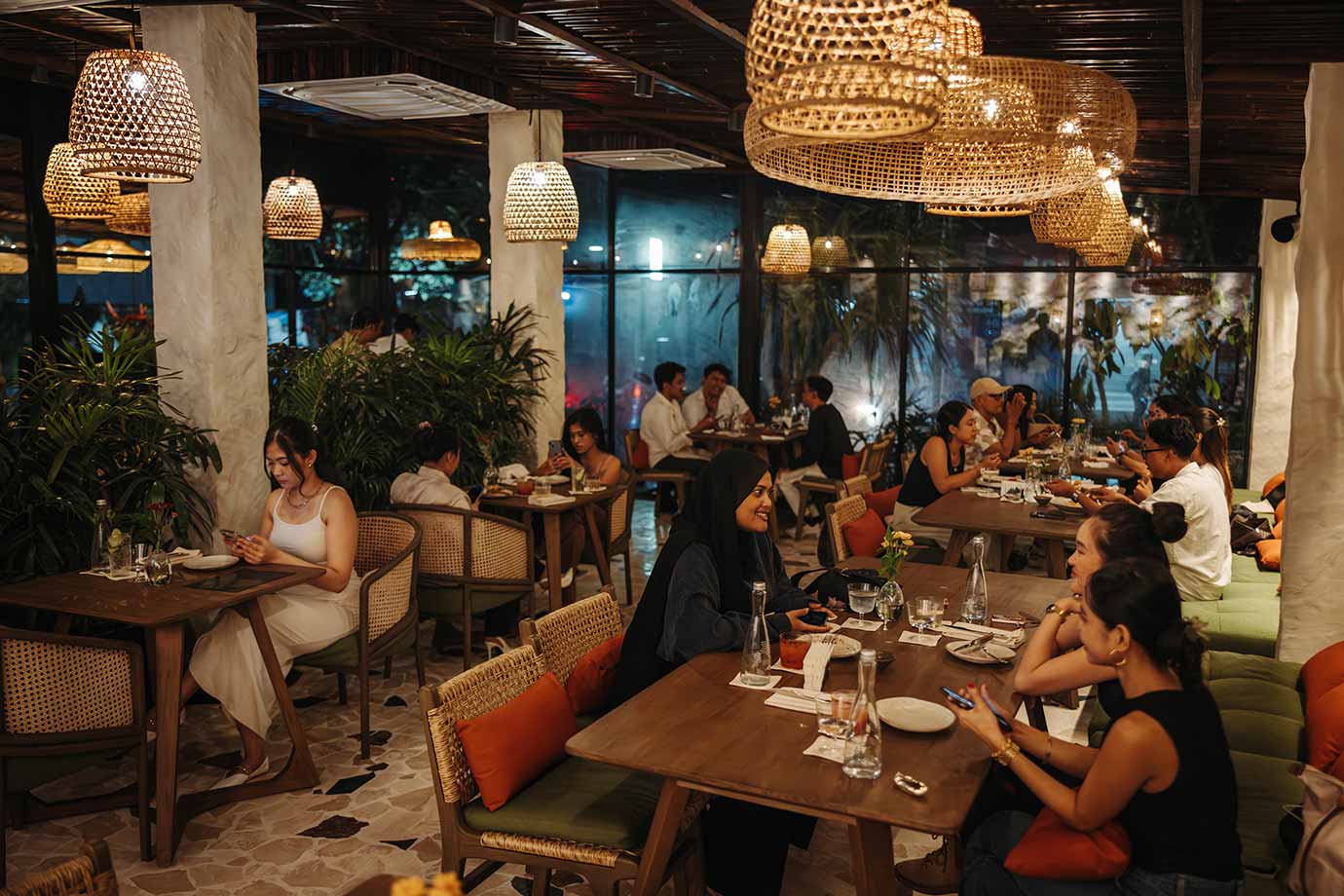 Interior in Lava Gastrobar & Grill restaurant