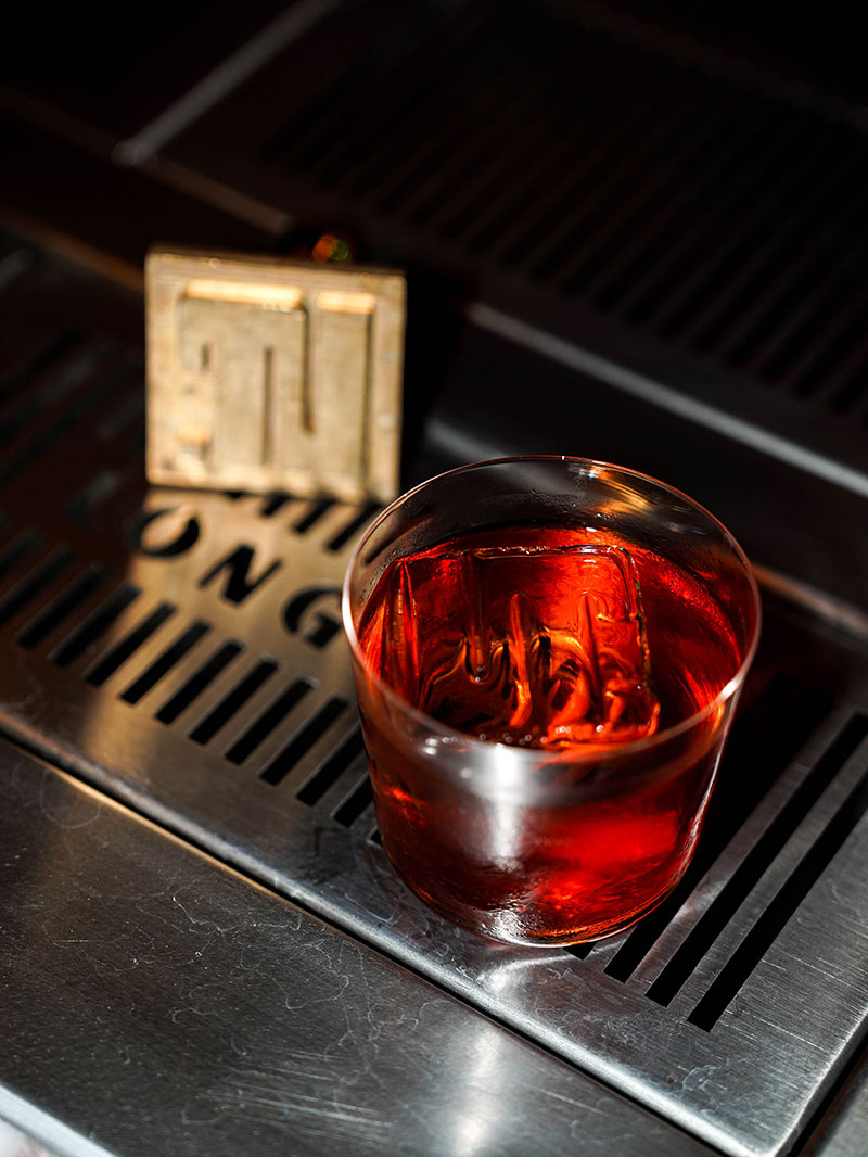 Negroni cocktail from Longtime restaurant