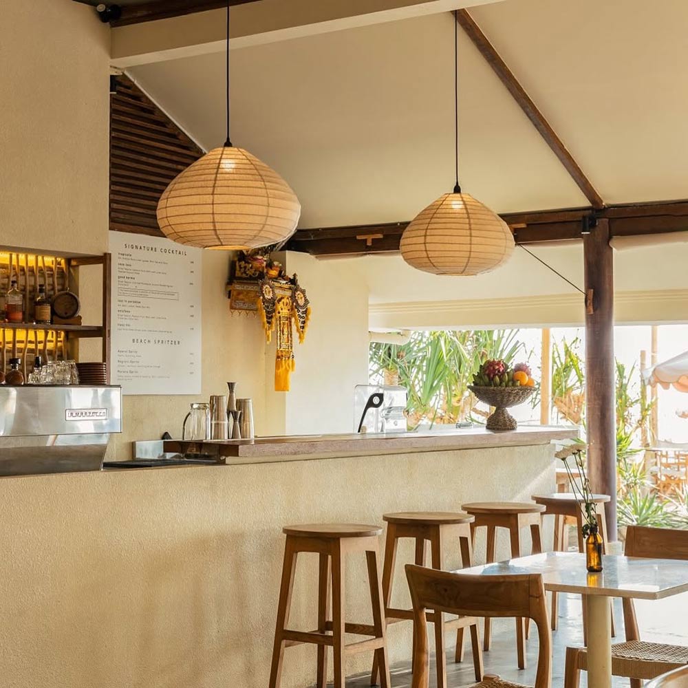 Bar counter of Moreno cafe