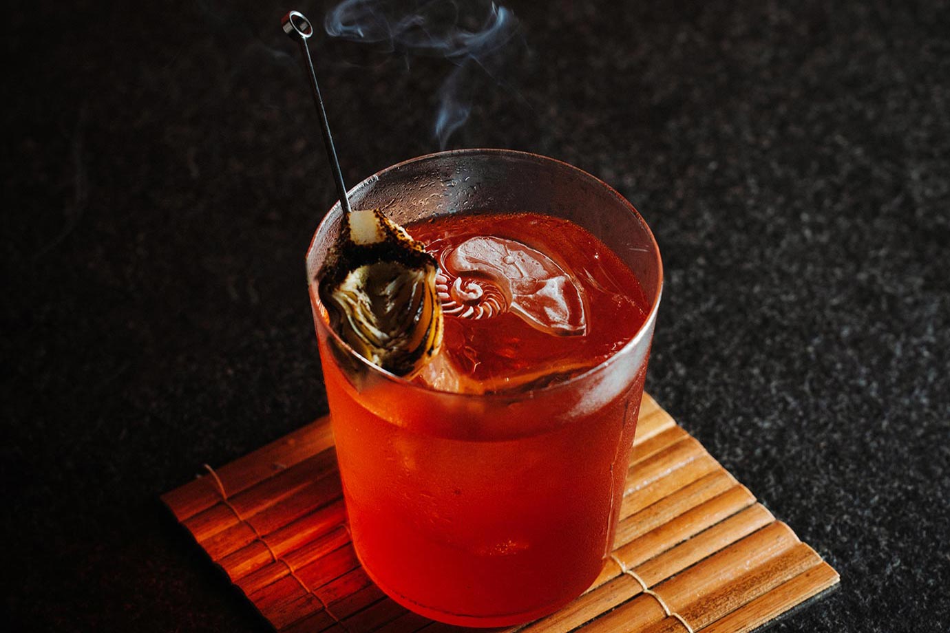 Signature cocktail in the Nautilus Seafood Restaurant & Bar