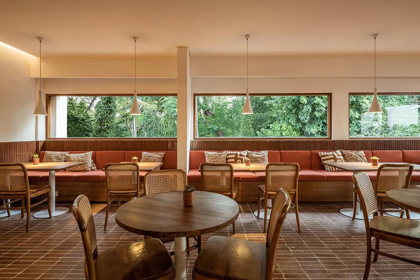 Cozy furniture in Sala Sanur restaurant