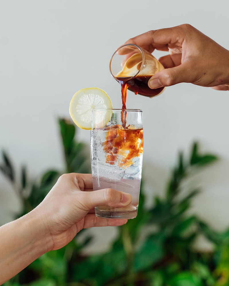 Lemon water with coffee from Sala Sanur