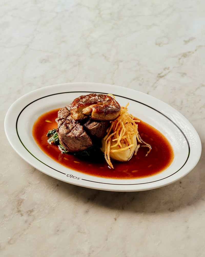 One of the dishes from Sala Ubud restaurant