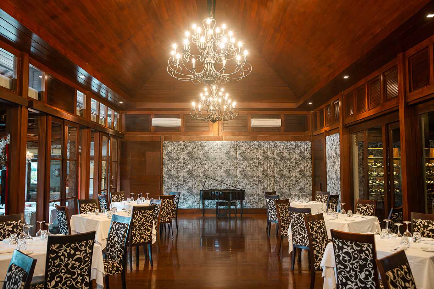 Full room interior of The Village Cucina Italiana