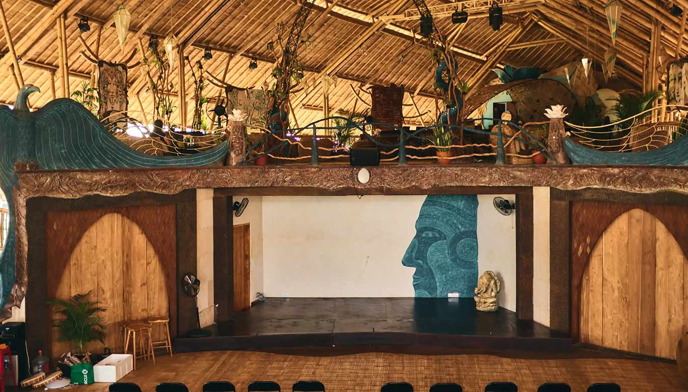 Theater stage at Nuanu Creative City
