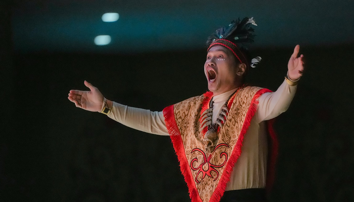Lead singer at Bali International Choir Festival
