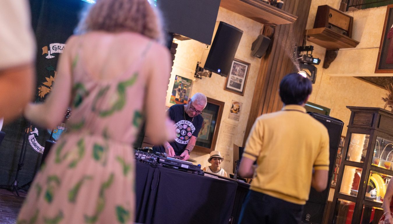 Dancing and DJ at Bali Soul Weekender