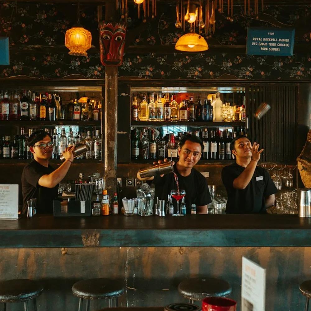 Barmen from No Mas Bar in Ubud