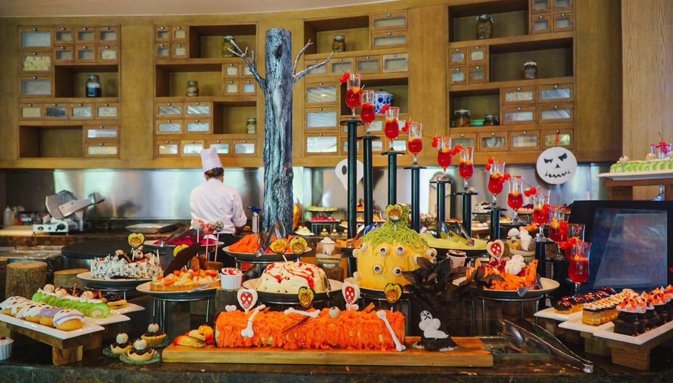 Food for Halloween at Prego restaurant