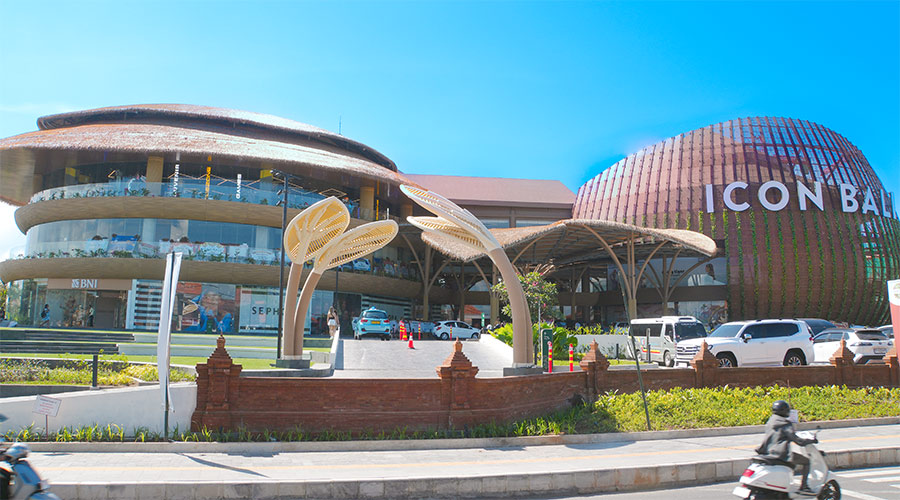 Facade of the ICON Bali Mall