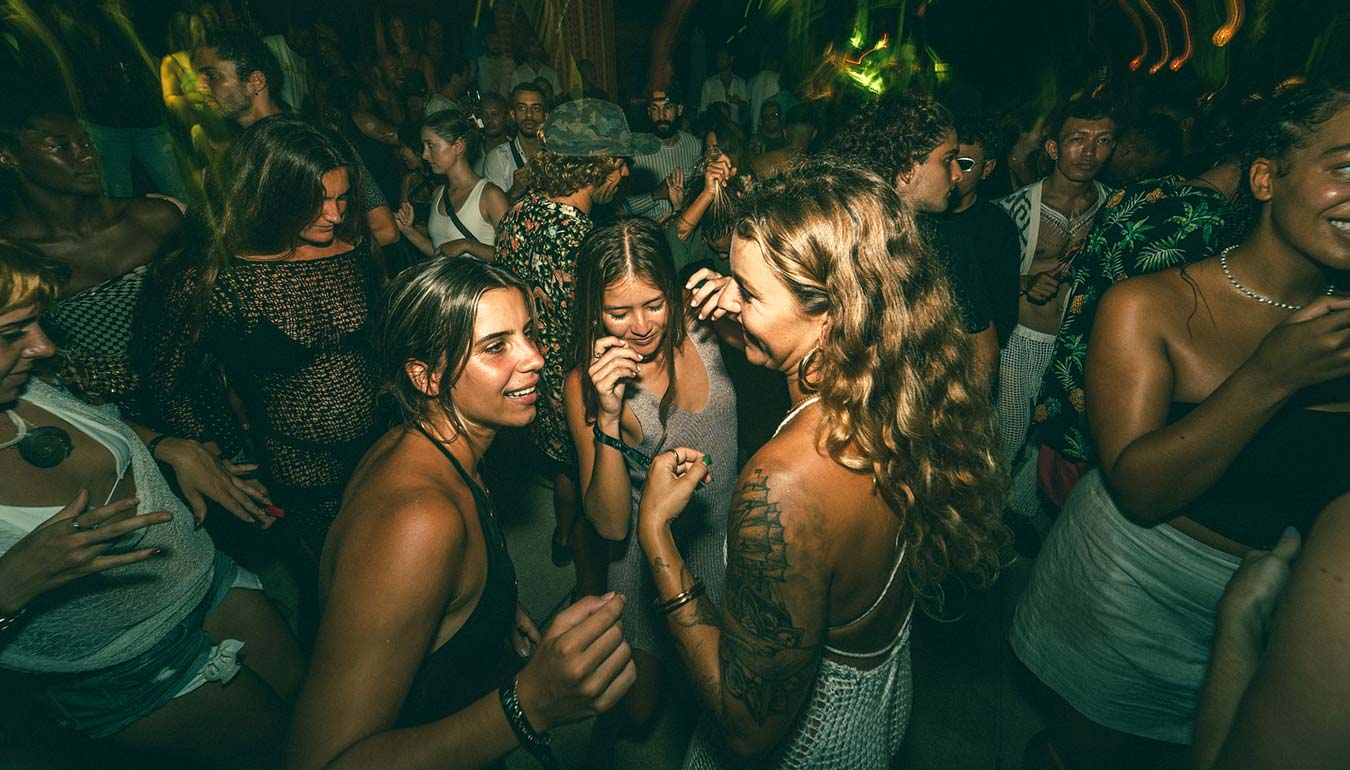 Dancing party during Disko Africa performance