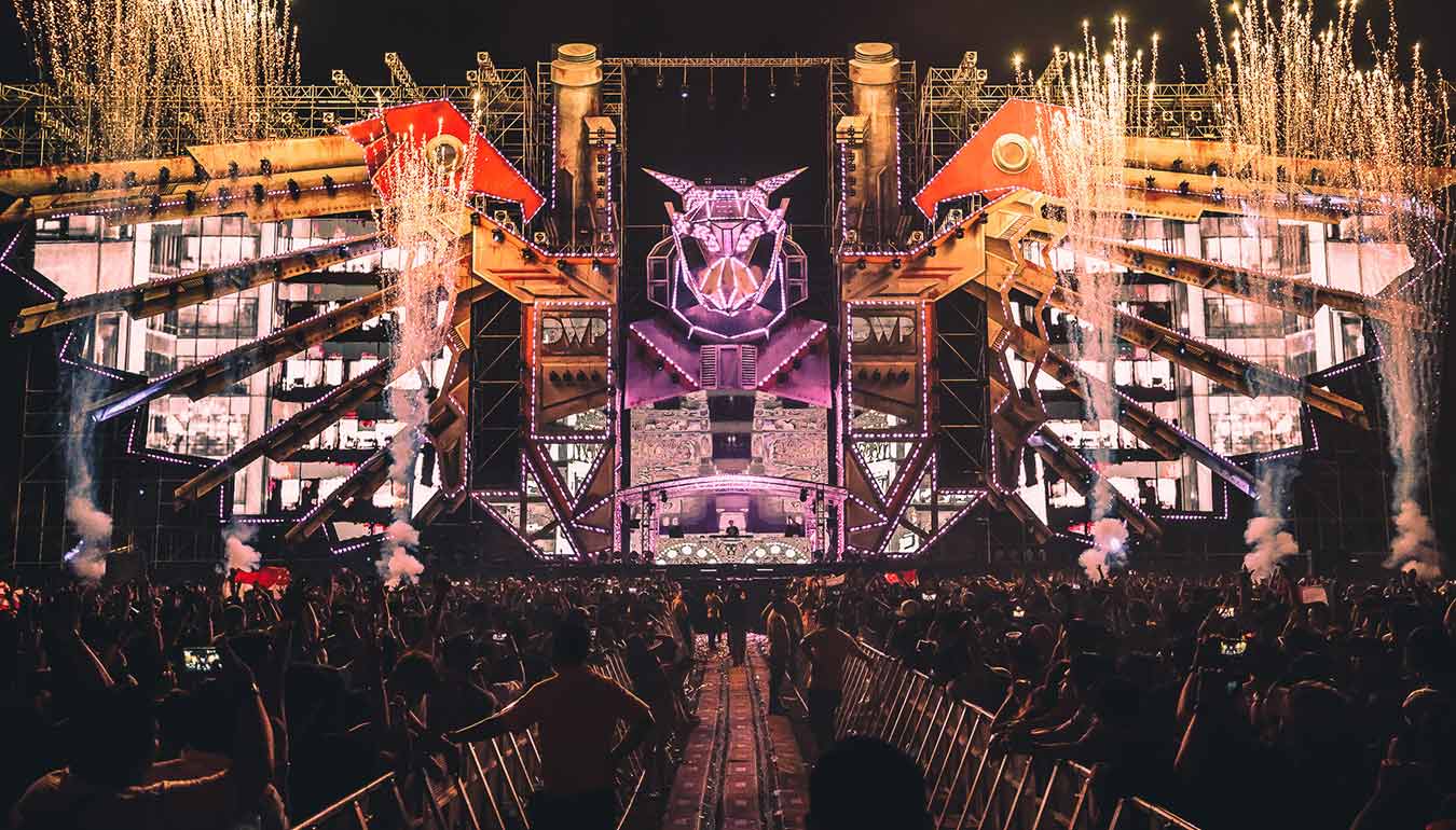 Fireshow at Djakarta Warehouse Project