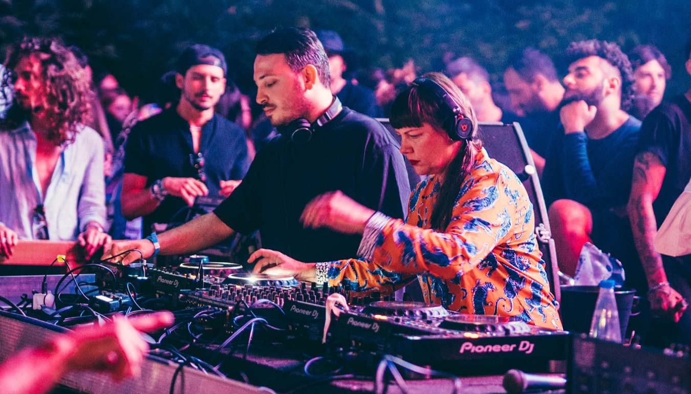 Duo with Fedele at night party