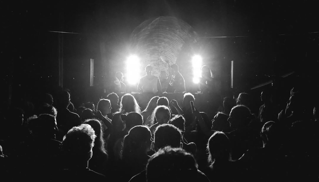 DJs on the stage of Full Moon festival