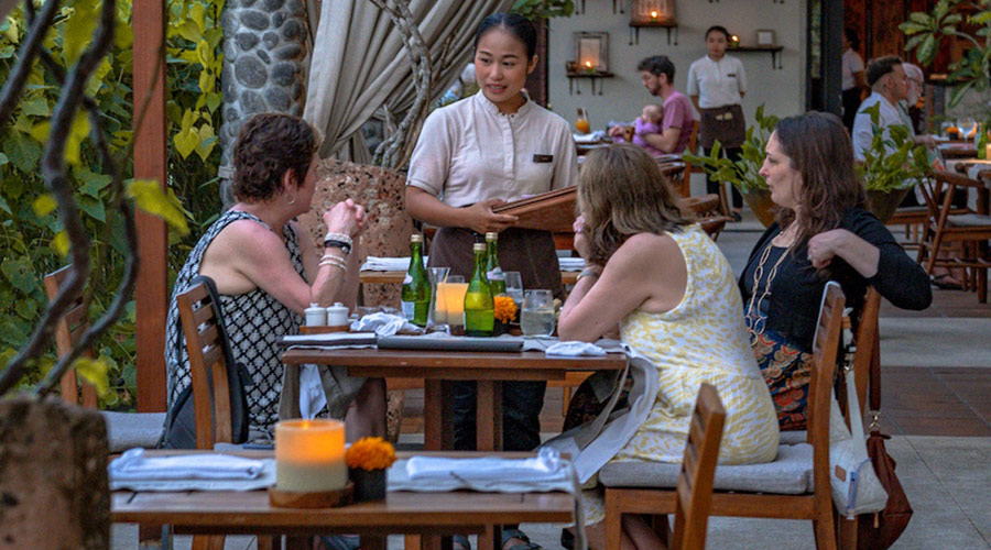 Dinner at rooftop of Copper Kitchen