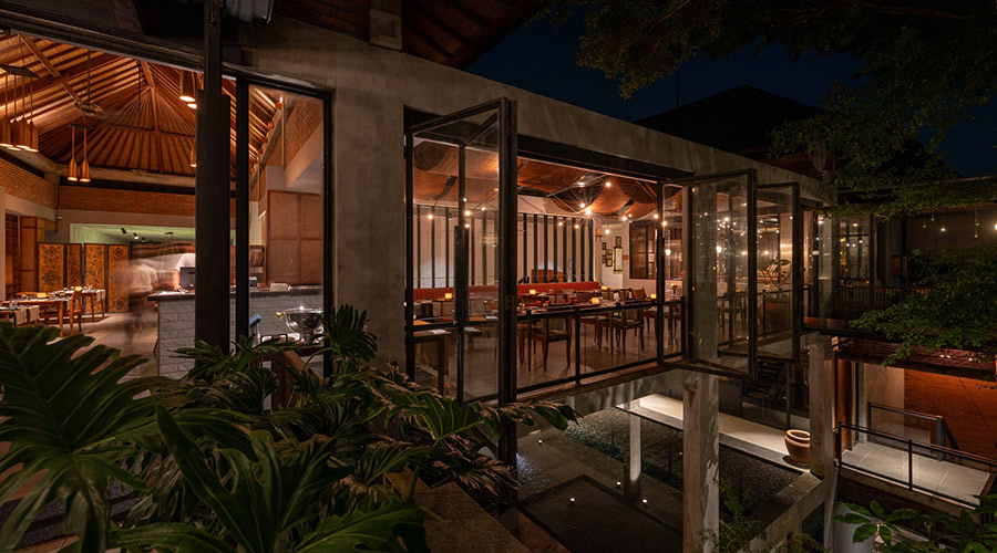 Interior in Copper Kitchen restaurant