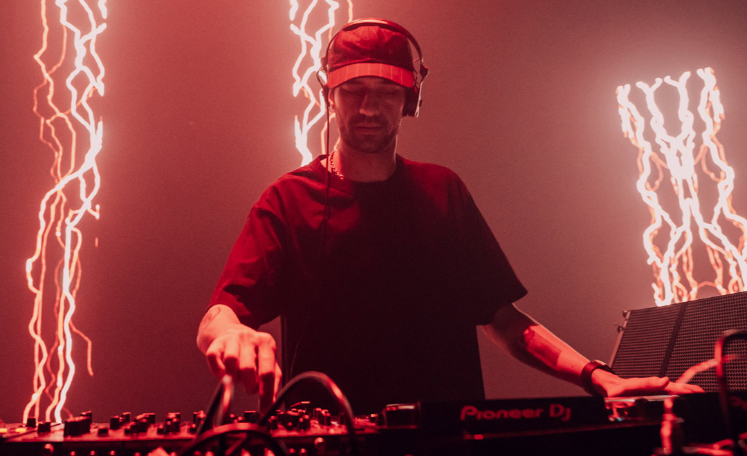 Jeremy Orlander at the DJ booth