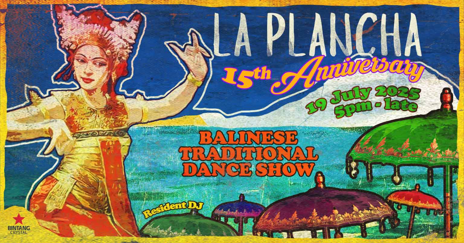 Original background of La Plancha 15 Years Anniversary