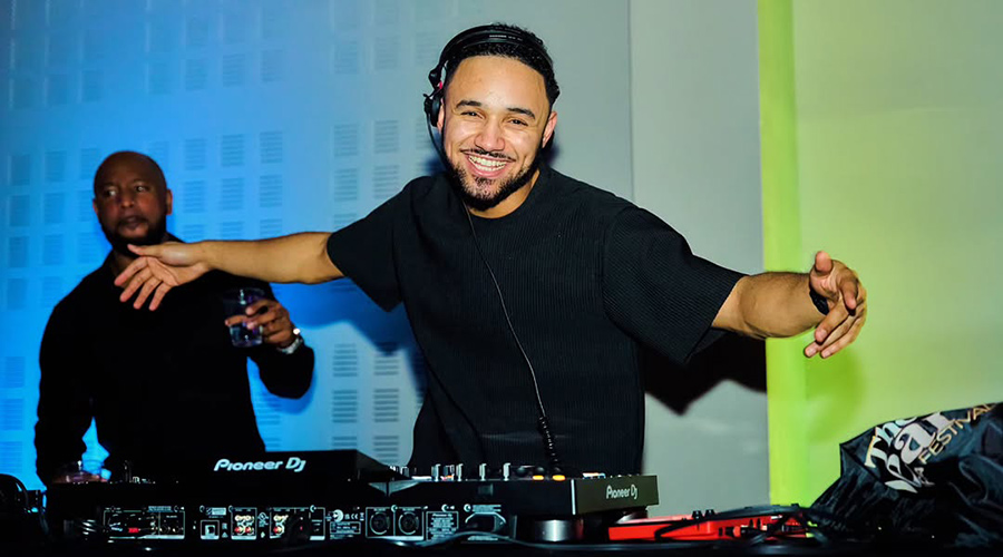 David Ruela at the DJ booth