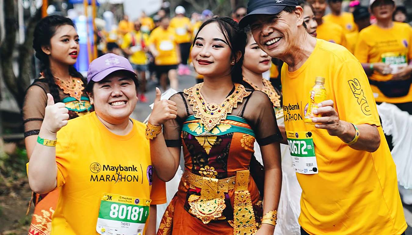 Photo with participants after Maybank Marathon Bali