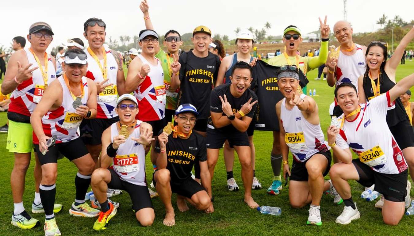 Group of winners at Maybank Marathon Bali