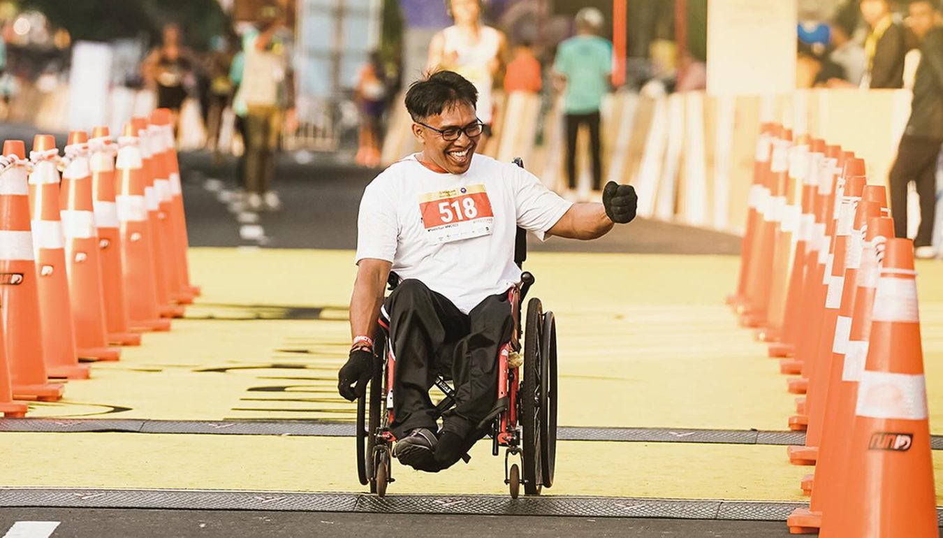 Wheelchair sport at Maybank Marathon Bali