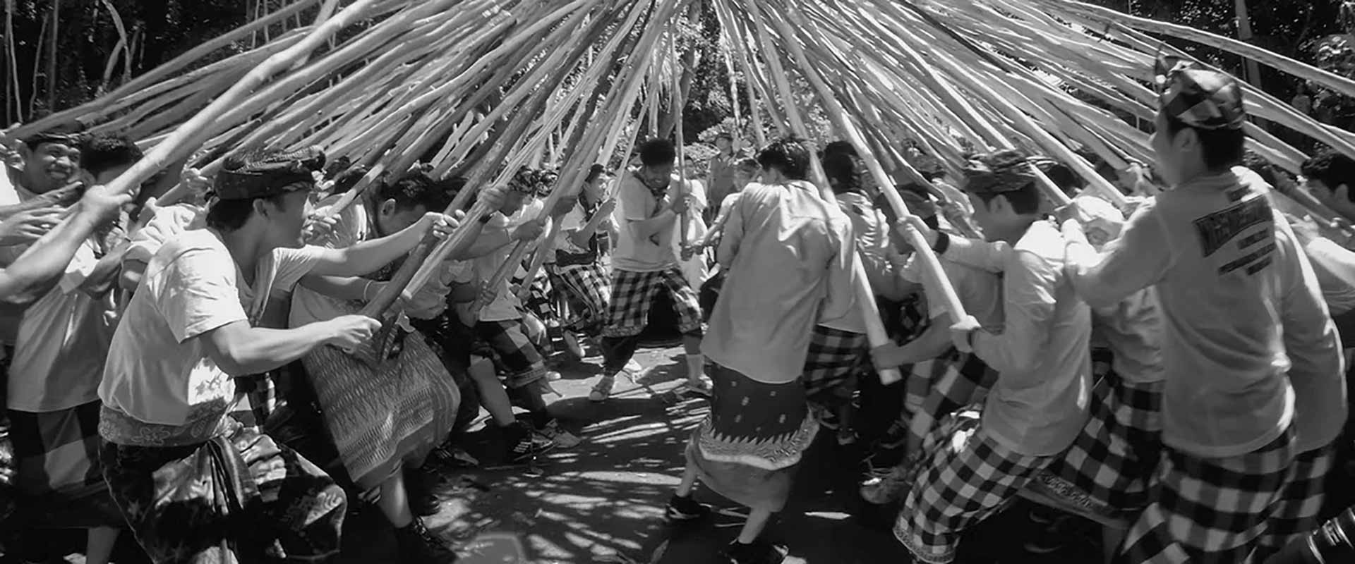 Backgroung of the Mekotek festival