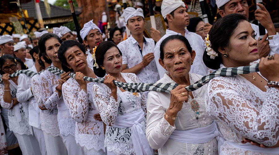 Ngerebong festival - traditional celebration