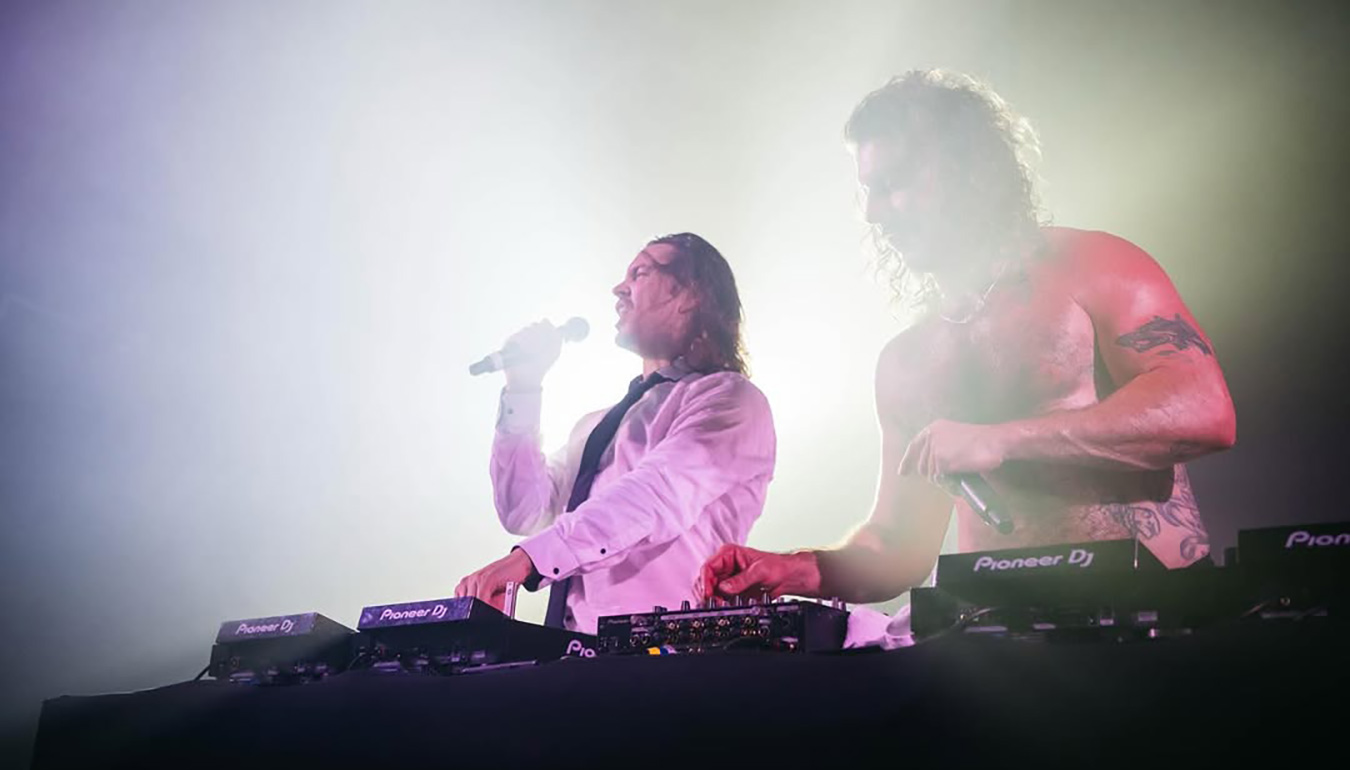 Peking Duk at the DJ booth