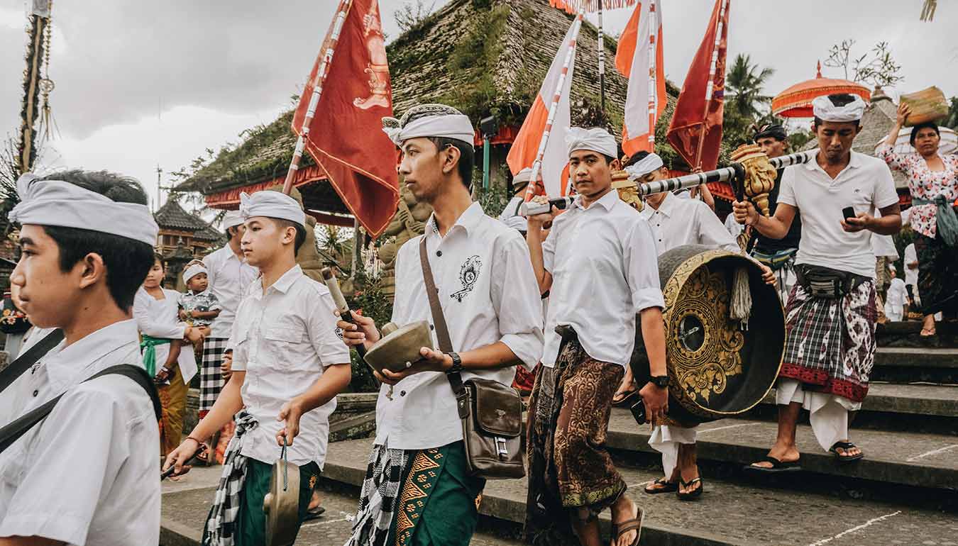 Musicians from Penglipuran Village Festival