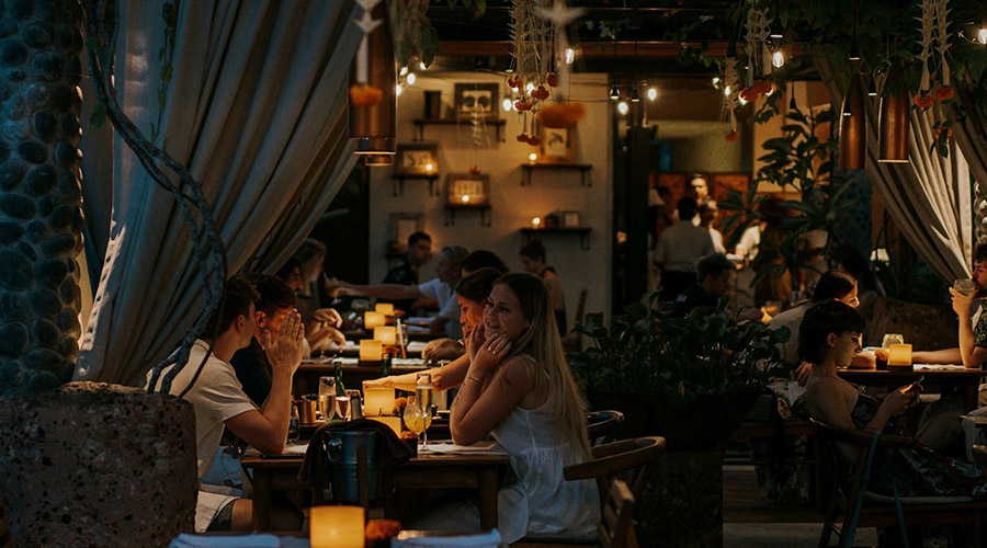 Atmosphere in Copper Kitchen Ubud