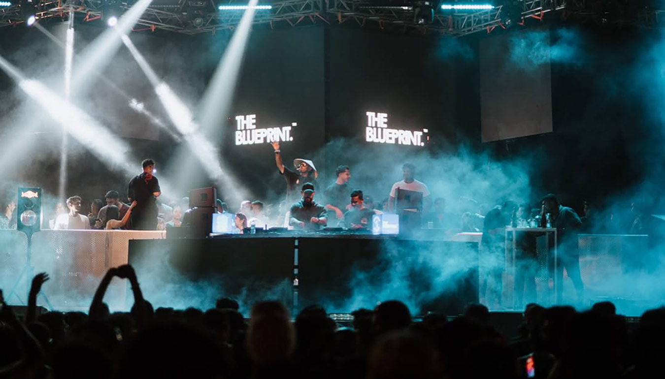 Cristoph music at the stage