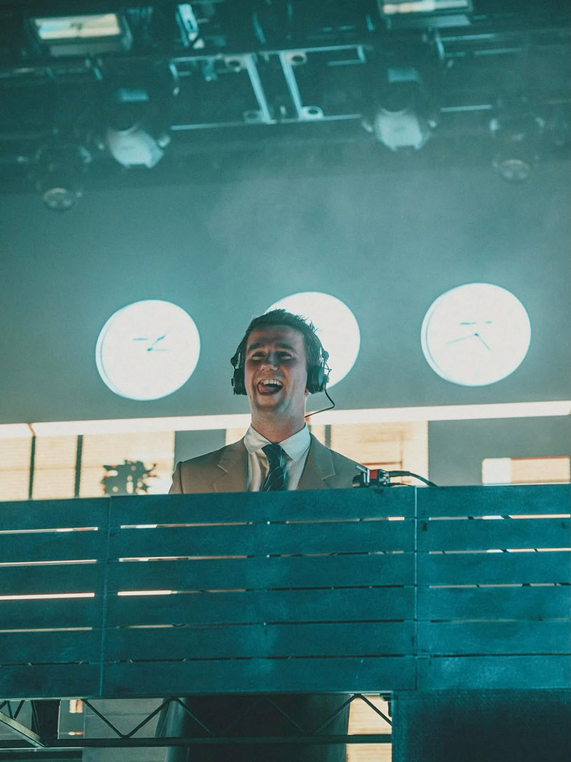 SG Lewis performing on the party
