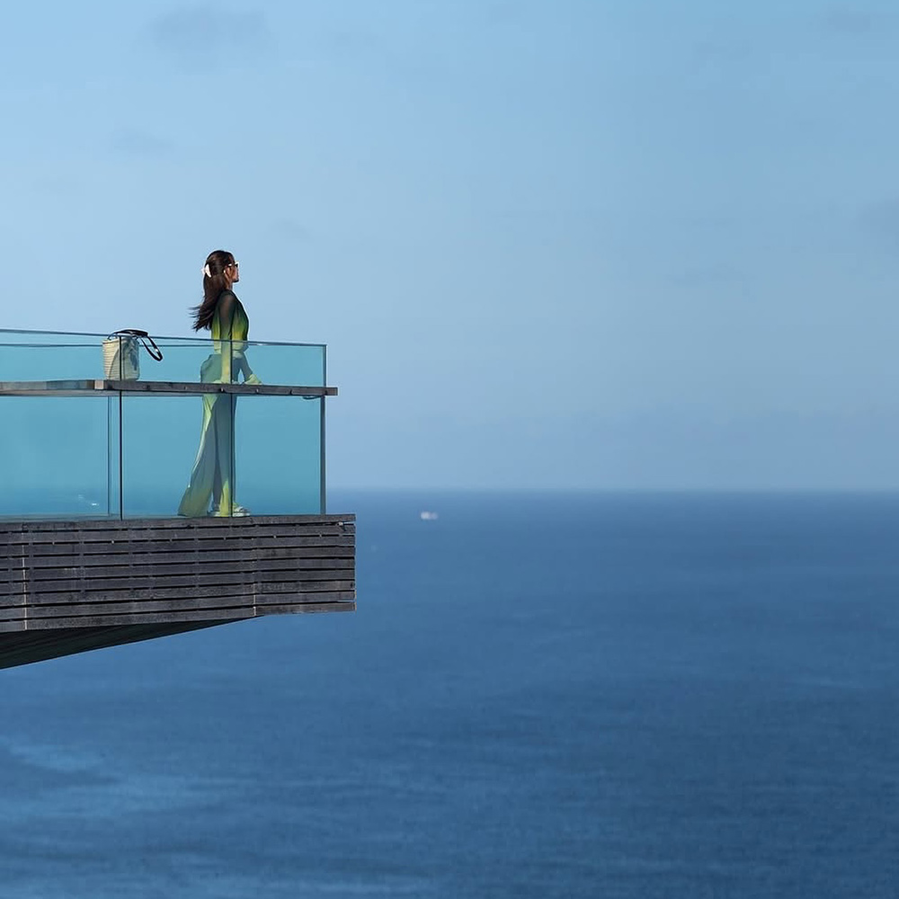 Woman on the terrace of Savaya Bali
