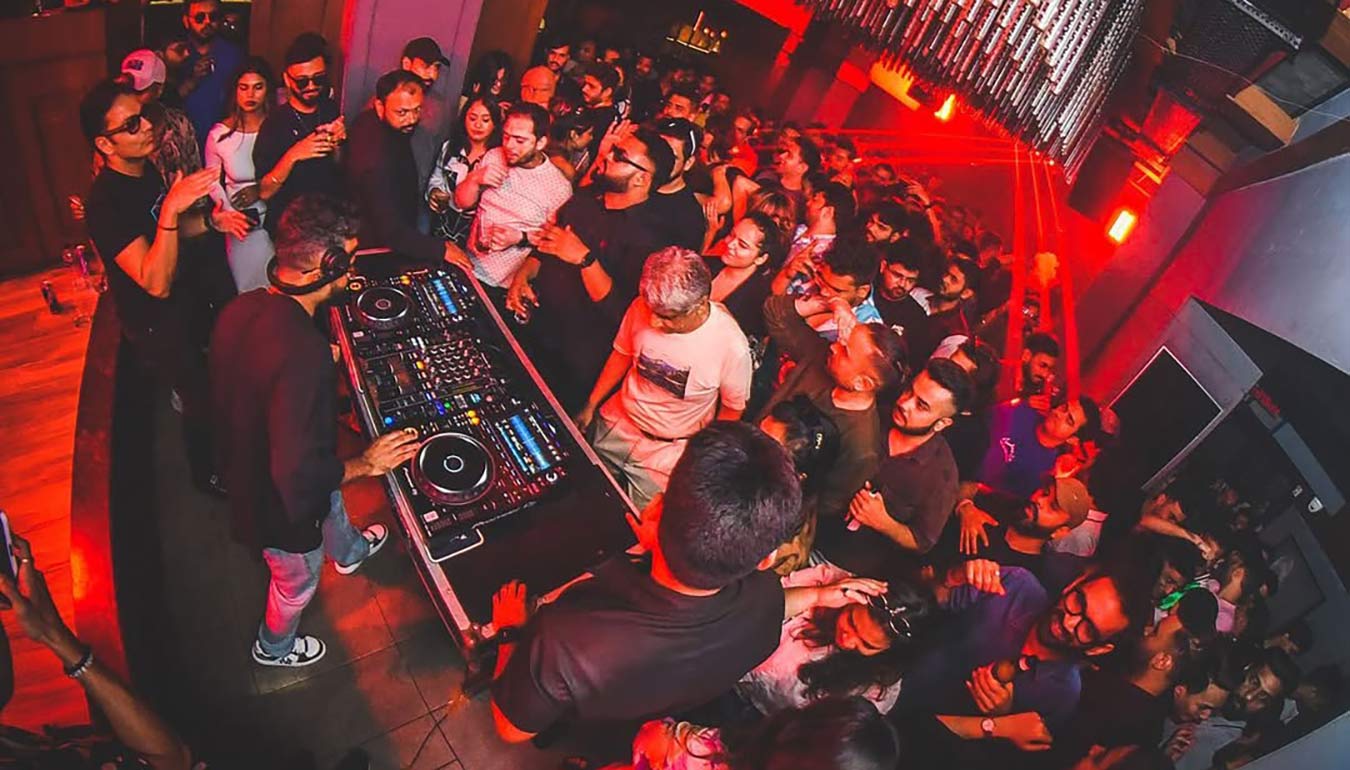 Gibs in the club - view from the top