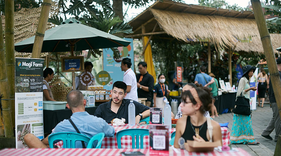 Food market at Ubud Food Festival