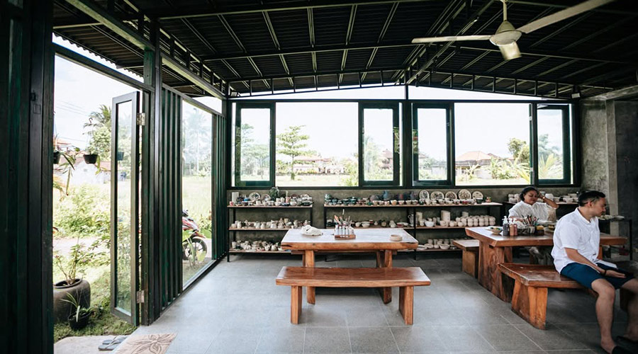 Ceramic gallery at Ubud Open Studios