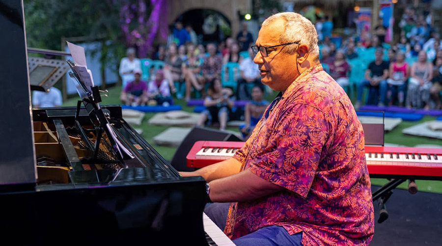 Jazz pianist performs at Ubud Village Jazz Festival