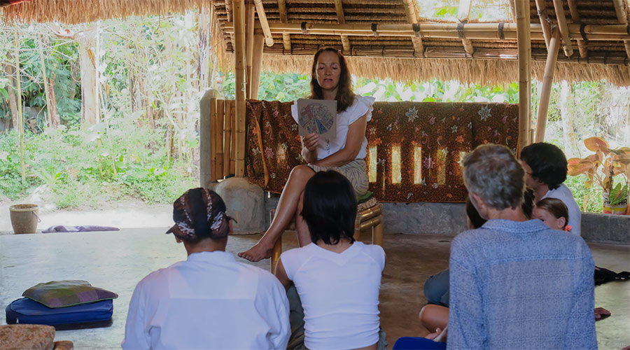 Reading at Ubud Writers & Readers Festival