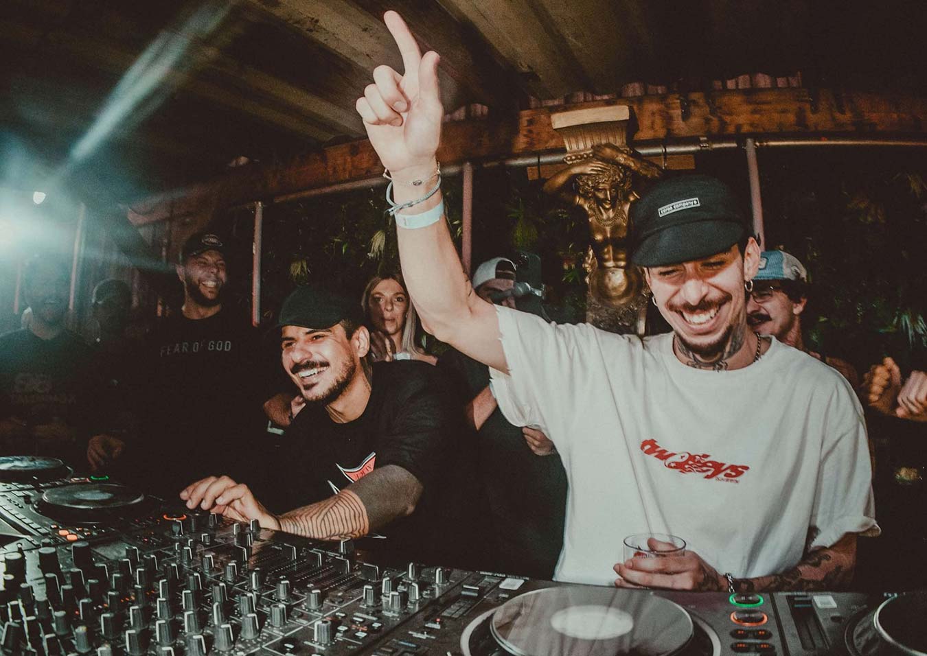 Vintage Culture and other DJs in the night club