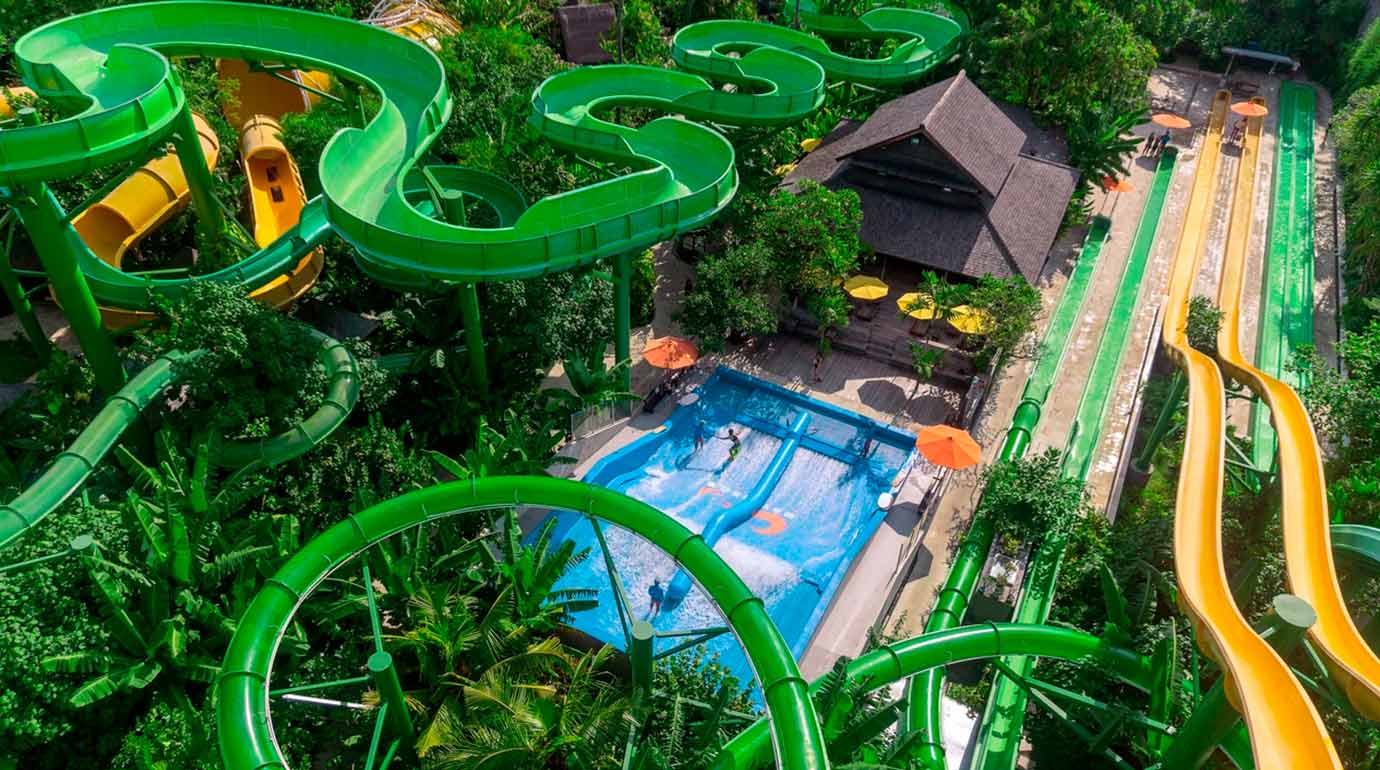 Waterbom attraction in Bali