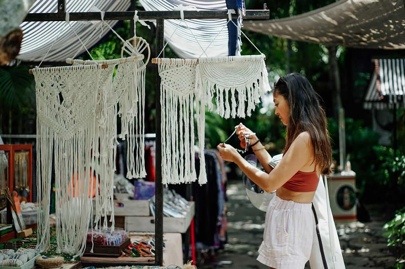 Sunday market in Samadi Yoga Canggu