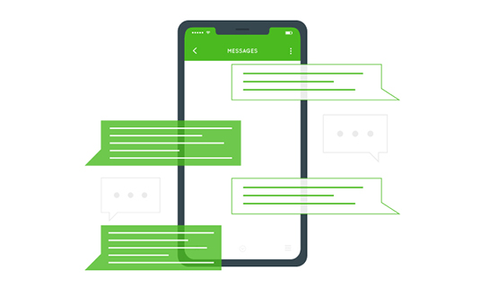 WhatsApp conversation on mobile